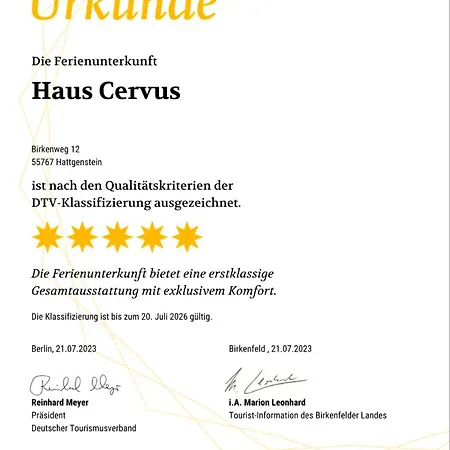 Haus Cervus בית נופש Hattgenstein