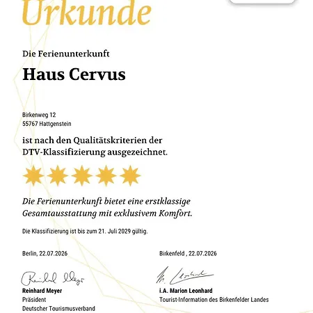 Holiday home Haus Cervus *