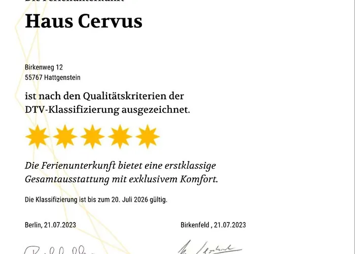 Haus Cervus Ferienhaus Hattgenstein